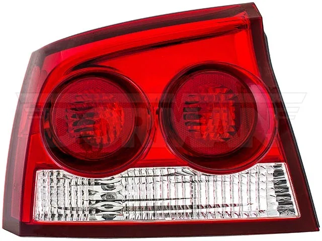 1611625 – DORMAN Tail Light Assembly, Halogen OE Replacement Clear/ Red Lens 12 Volt With Bulb Single